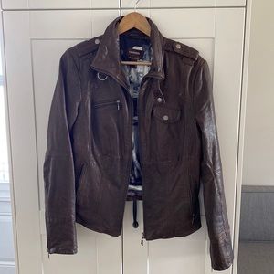 Danier Italian Leather jacket, size large